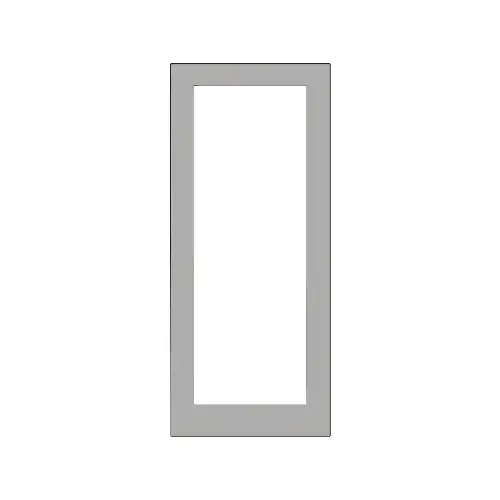 Clear Anodized Custom Size Single Blank 550 Wide Center Stile Entrance Door - No Prep Clear Anodized Custom Size Single Blank 550 Wide Center Stile Entrance Door - No Prep