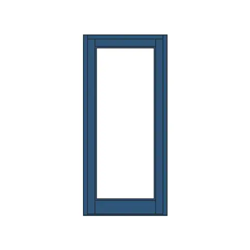 Custom KYNAR Paint Blank Single Series 800 Durafront Medium Stile Center Hung Entrance Door- No Prep Custom KYNAR Paint Blank Single Series 800 Durafront Medium Stile Center Hung Entrance Door- No Prep