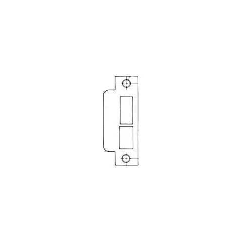 Right Hand 1-5/8" Extended Lip ASA Strike For 2-3/4" Backset Deadbolt Only Antique Nickel Finish Right Hand 1-5/8" Extended Lip ASA Strike For 2-3/4" Backset Deadbolt Only Antique Nickel Finish