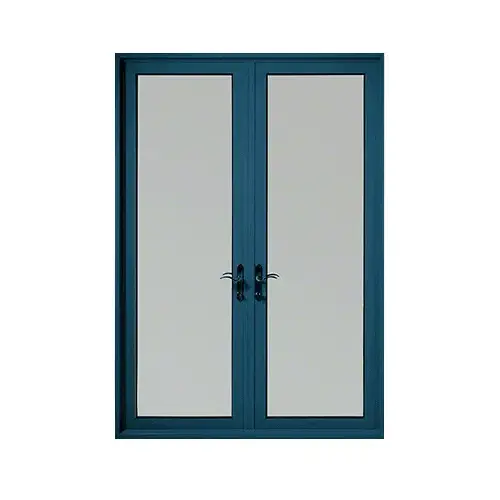 Custom Series 900 Custom Paint Swing Out Terrace Door Pair with 3-3/4" Bottom Rail and Standard Threshold