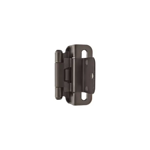 3/8" (10 mm) Inset Self Closing Partial Wrap Cabinet Hinge Oil Rubbed Bronze Finish - Pair 3/8" (10 mm) Inset Self Closing Partial Wrap Cabinet Hinge Oil Rubbed Bronze Finish - Pair