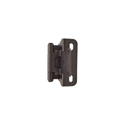 Functional Hardware Self Closing Partial Wrap Cabinet Hinge 1/4 Inch Overlay Oil Rubbed Bronze - Pair Functional Hardware Self Closing Partial Wrap Cabinet Hinge 1/4 Inch Overlay Oil Rubbed Bronze - Pair
