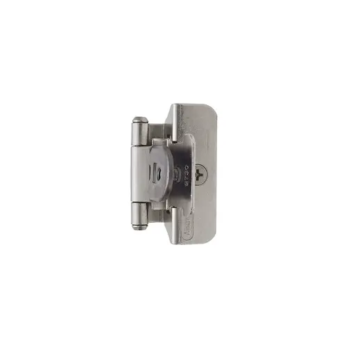 1/4" (6 mm) Overlay Double Demountable Cabinet Hinge Satin Nickel Finish - Pair 1/4" (6 mm) Overlay Double Demountable Cabinet Hinge Satin Nickel Finish - Pair
