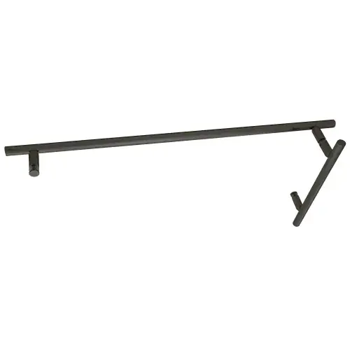 Matte Black 8" x 24" LTB Combo Ladder Style Pull and Towel Bar Matte Black 8" x 24" LTB Combo Ladder Style Pull and Towel Bar