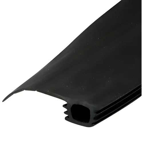 Black 84" Vinyl 7/8" - 1-7/16" Adjustable Width Bug Strip Black 84" Vinyl 7/8" - 1-7/16" Adjustable Width Bug Strip