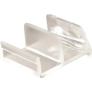 CRL M6111 1-5/8" Wide Tub Enclosure Sliding Door Bottom Guide for Sterling Clear