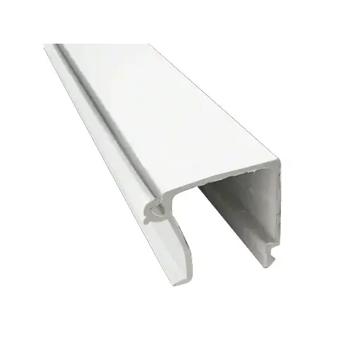 White KYNAR Paint Glass Stop for Exterior Glazing - 24'-3" Stock Length White KYNAR Paint Glass Stop for Exterior Glazing - 24'-3" Stock Length