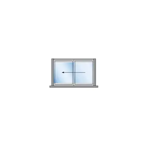 White Powder Coat S55 Monterey Bi-Fold 2 Panel Left Hand Exterior Swing with Raised Sill White Powder Coat S55 Monterey Bi-Fold 2 Panel Left Hand Exterior Swing with Raised Sill