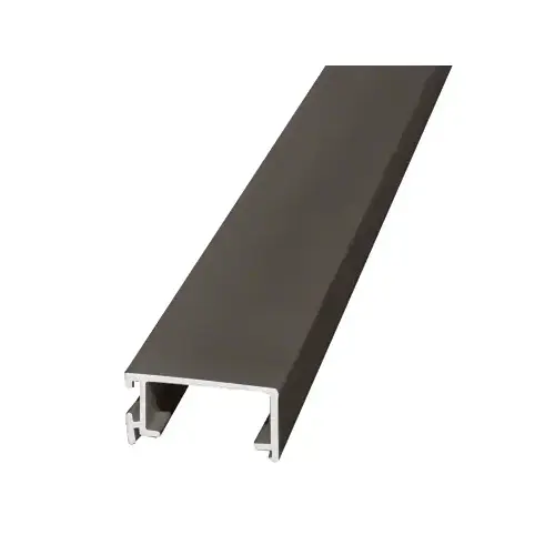 Bronze Black Anodized Door Stop for CW207 - 24'-2" Stock Length