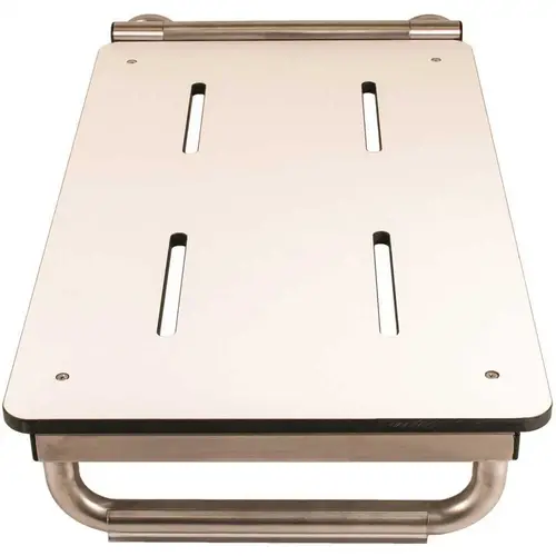 29 in. x 15 in. Permanent End-Mount Bathtub Seat with Skis, White 29 in. x 15 in. Permanent End-Mount Bathtub Seat with Skis, White
