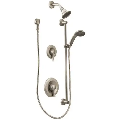 Commercial 1-Handle Posi-Temp Shower Trim Kit in Brushed Nickel (Valve Not Included)