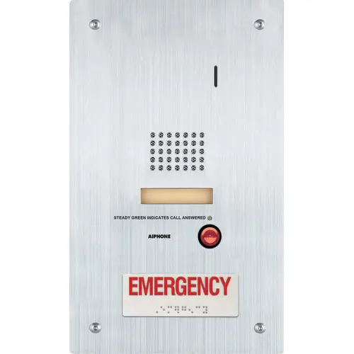Audio Door Stn. W/ Emergency Call Button Audio Door Stn. W/ Emergency Call Button