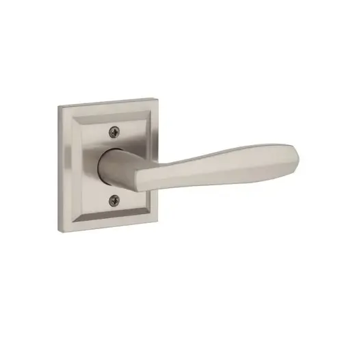 Half Dummy Torrey Pines Lever and Square Rose Satin Nickel Finish Half Dummy Torrey Pines Lever and Square Rose Satin Nickel Finish