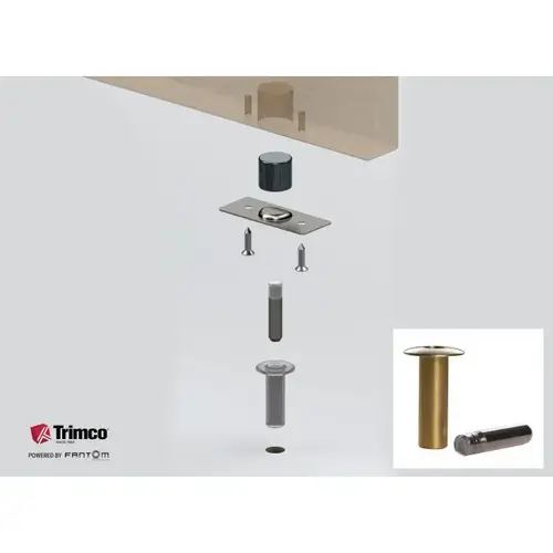 Fantom Premium Innovative Magnetic Door Stop Bright Brass Finish Fantom Premium Innovative Magnetic Door Stop Bright Brass Finish