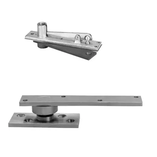 Center Hung Pivot Set with 340 Top Pivot Bright Nickel Finish Center Hung Pivot Set with 340 Top Pivot Bright Nickel Finish