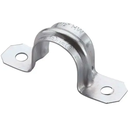 Two Hole Electrical Metallic Tubing Straps, 3/4-In   pack of 4 Galvanized