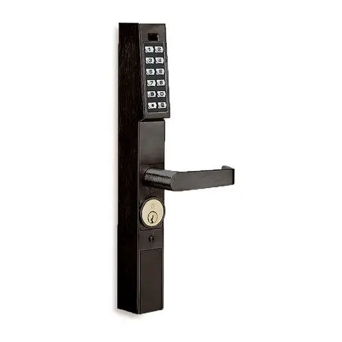 DL1250 Series Trilogy Narrow Stile Digital Aluminum Door Retrofit Outside Knob Exit Trim Oil Rubbed Dark Bronze DL1250 Series Trilogy Narrow Stile Digital Aluminum Door Retrofit Outside Knob Exit Trim Oil Rubbed Dark Bronze