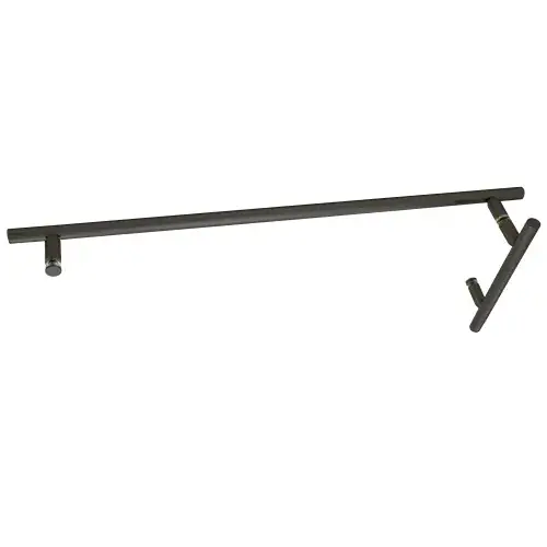 Matte Black 6" x 24" LTB Combo Ladder Style Pull and Towel Bar Matte Black 6" x 24" LTB Combo Ladder Style Pull and Towel Bar