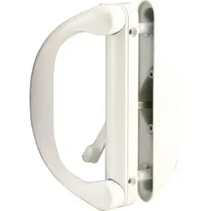 CRL C1275 White Sliding Door Handle Set for Milgard