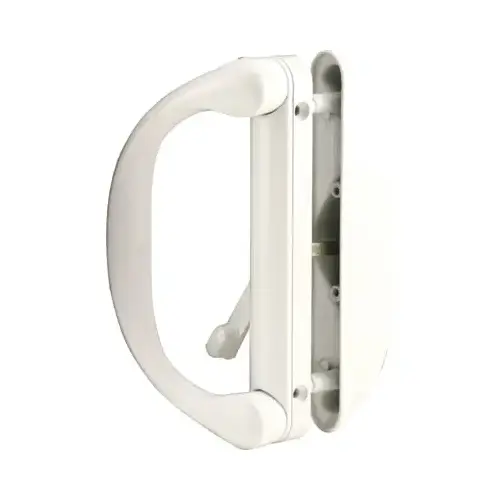 White Sliding Door Handle Set for Milgard