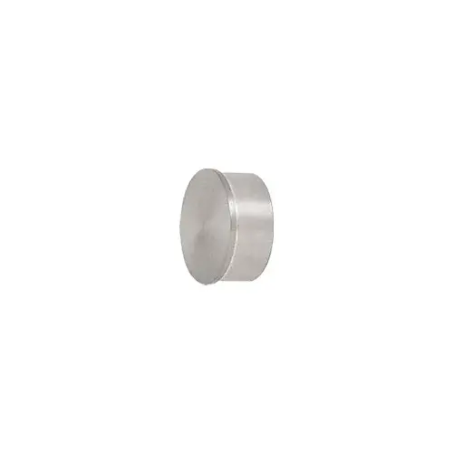 Brushed Stainless Flat End Cap for 1-1/2" Round Tubing Brushed Stainless Flat End Cap for 1-1/2" Round Tubing