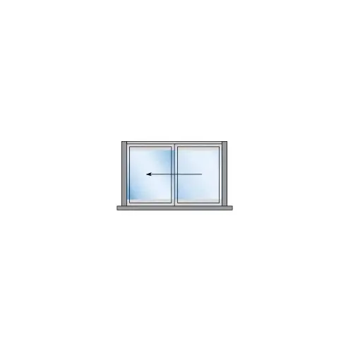 Satin Anodized S55 Monterey Bi-Fold 2 Panel Right Hand Exterior Swing with Flush Sill Satin Anodized S55 Monterey Bi-Fold 2 Panel Right Hand Exterior Swing with Flush Sill