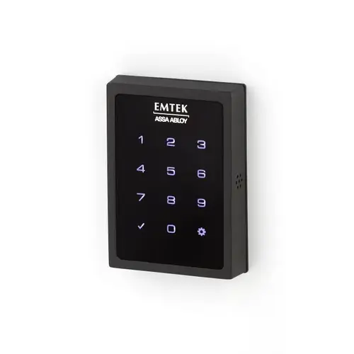 EMPowered Motorized Touchscreen Keypad Keyless Deadbolt Flat Black Finish EMPowered Motorized Touchscreen Keypad Keyless Deadbolt Flat Black Finish