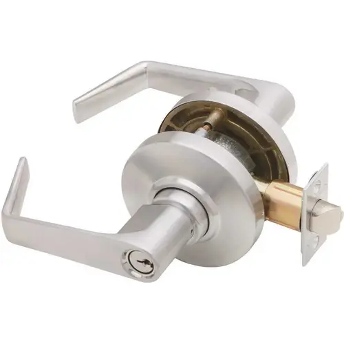 AL Series Satin Chrome Storeroom Function Door Lever AL Series Satin Chrome Storeroom Function Door Lever
