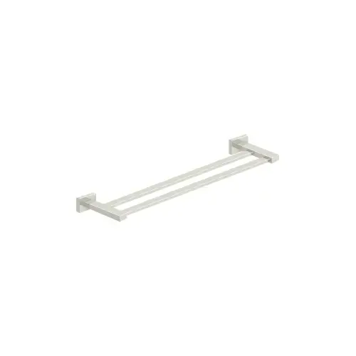 24" Center To Center 55D Series Towel Bar Double Polished Nickel 24" Center To Center 55D Series Towel Bar Double Polished Nickel