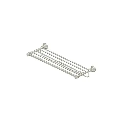 25" Length 88-Series Hotel Shelf With Towel Bar Satin Nickel 25" Length 88-Series Hotel Shelf With Towel Bar Satin Nickel