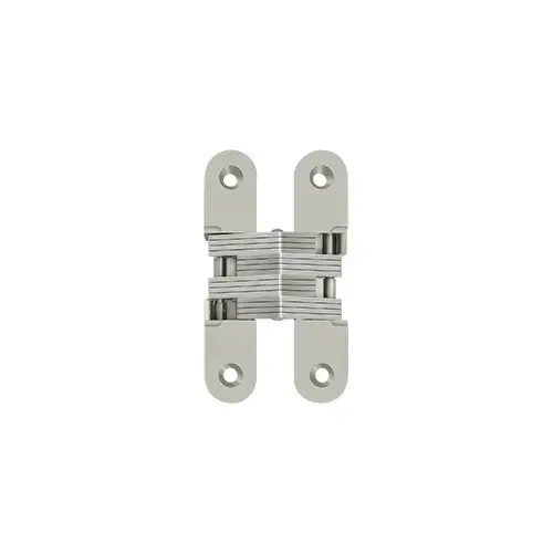 4-5/8" Height X 1" Width Invisible Concealed Door Hinge Adjustable Brushed Nickel 4-5/8" Height X 1" Width Invisible Concealed Door Hinge Adjustable Brushed Nickel