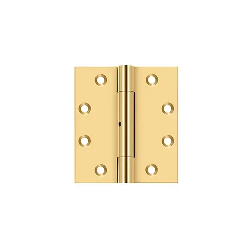 4-1/2" Height X 4" Width Full Mortise Hinge PVD Polished Brass Pair 4-1/2" Height X 4" Width Full Mortise Hinge PVD Polished Brass Pair