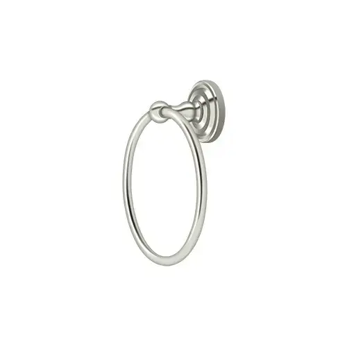 6-1/2" Diameter R Series Traditional Towel Ring Polished Nickel 6-1/2" Diameter R Series Traditional Towel Ring Polished Nickel