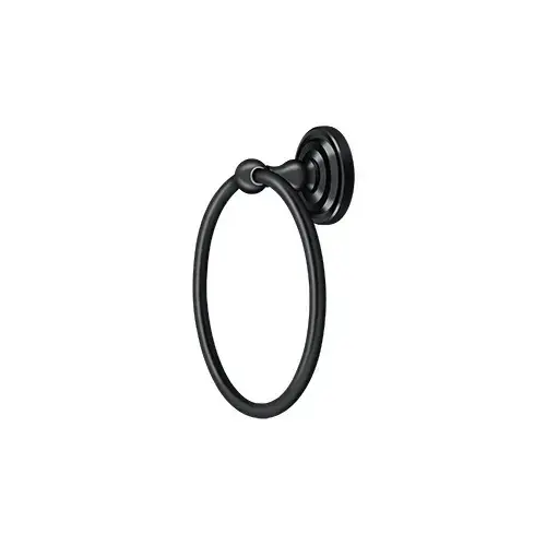 Towel Ring , R-Series in Paint Black Towel Ring , R-Series in Paint Black