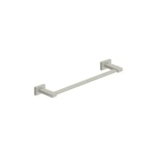18" Center To Center 55D Series Towel Bar Single Brushed Nickel