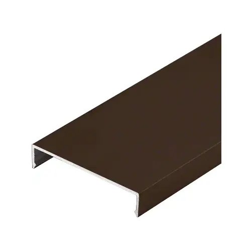 Face Cap, Bronze Black Anodized - 24'-2" Stock Length