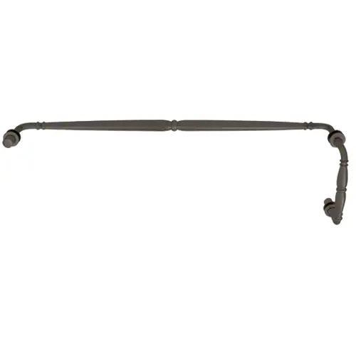 Oil Rubbed Bronze Victorian Style Combination 6" Pull Handle 24" Towel Bar Oil Rubbed Bronze Victorian Style Combination 6" Pull Handle 24" Towel Bar