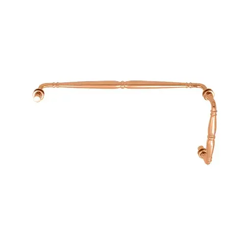 Gold Plated Victorian Style Combination 8" Pull Handle 18" Towel Bar Gold Plated Victorian Style Combination 8" Pull Handle 18" Towel Bar