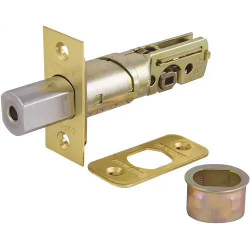 6-Way Adjustable Polished Brass Deadlock Latch