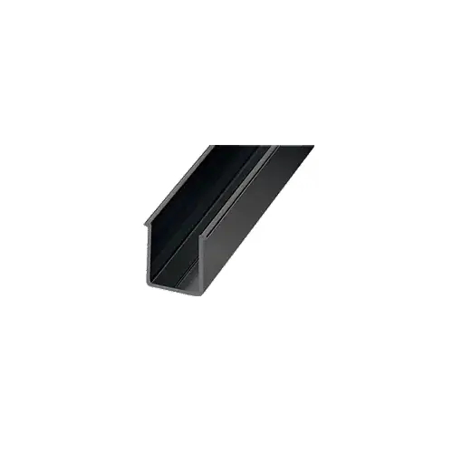 Black 72" Snap-In Filler Insert for Shower Door Header Black 72" Snap-In Filler Insert for Shower Door Header