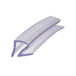 CRL 1420C Clear Jalousie and Louver Slat Vinyl - 100 ft Roll