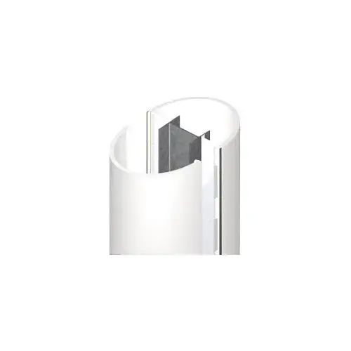 Custom Bone White Deluxe Series Elliptical Column Covers Two Panels Opposing Custom Bone White Deluxe Series Elliptical Column Covers Two Panels Opposing