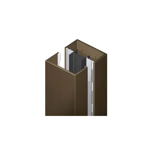 Custom Brushed Bronze Standard Series Square Column Covers Four Panels Opposing Custom Brushed Bronze Standard Series Square Column Covers Four Panels Opposing