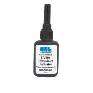 CRL UV604L30 UV604L Medium Viscosity UV/Visible Light Adhesive - 30g