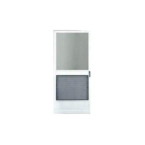 Steelbreeze White 36" x 80" Steel Hinged Screen Door Steelbreeze White 36" x 80" Steel Hinged Screen Door