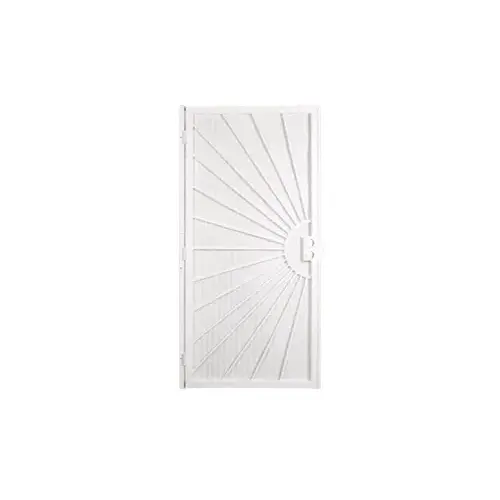 Sunset White 32" x 80" Security Door