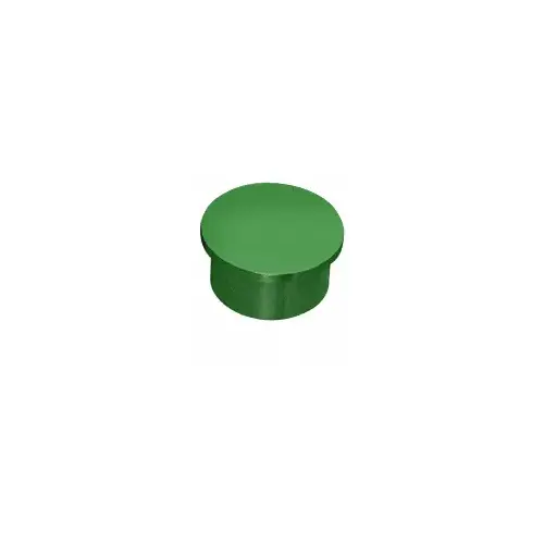 Painted Flat End Cap for 1-1/2" Outside Diameter Tubing Painted Flat End Cap for 1-1/2" Outside Diameter Tubing