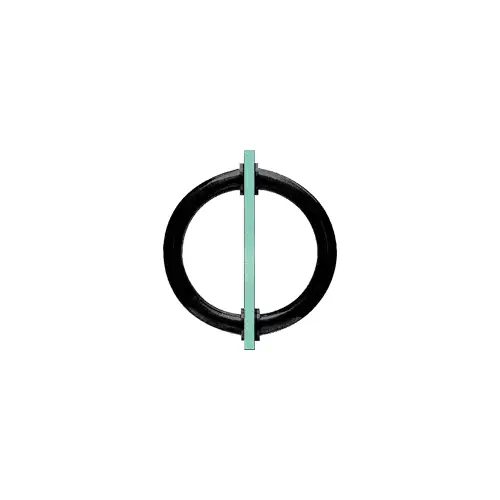 Black 5-1/8" Tubular Back-to-Back Circular Style Brass Shower Door 3/4" Diameter Pull Handles Black 5-1/8" Tubular Back-to-Back Circular Style Brass Shower Door 3/4" Diameter Pull Handles