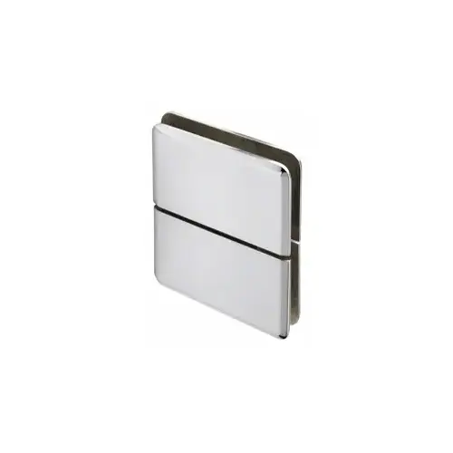 Chrome Junior Prima 02 Series Glass-to-Glass Mount Hinge