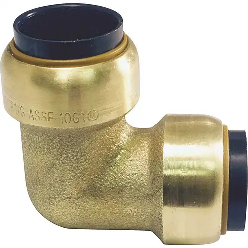 3/4 in. Brass Push-to-Connect 90-Degree Elbow